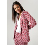 Aniston SELECTED Jerseyblazer ANISTON SELECTED Gr. 42, rot (dunkelrot, grau) Damen Blazer Bestseller