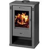 EEK A+ Kaminofen mit groß Sichtscheibe - V05 Torino - dauerbrandfähig – 7,2 KW