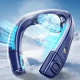 Tragbarer Nackenventilator Mit Großem Wärmeableitungsfeld, Leiser Kleiner Nackenventilator, Wiederaufladbarer 6000-mah-akku, Erfrischender 360°-luftstrom Hinten, Geeignet Für Büroreisen