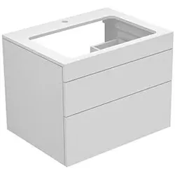 Keuco Edition 400 Waschtischunterbau 31571180100 70x54,6x53,5cm, Glasplatte glanz, Cashmere