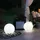 ETC Shop Solarleuchte Kunststoff D 30 cm 2er Set silber