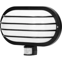 Orno Außenlampe Kunststoff E27 60W mit Bewegungsmelder schwarz