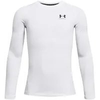 Under Armour Coldgear Armour Langarm-t-shirt - White / Black