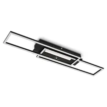 Briloner LED Deckenleuchte 1 eckig schwarz