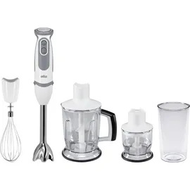 Braun MultiQuick 5 Vario MQ 5245 WH Stabmixer premium weiß/grau