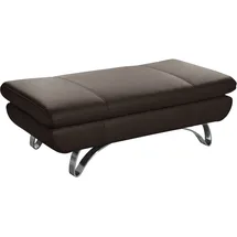 PLACES OF STYLE Hocker San Angelo Mikrofaser 130 x 43 x 65 cm Braun