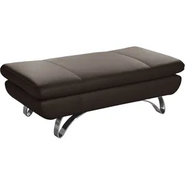 PLACES OF STYLE Hocker San Angelo Mikrofaser 130 x 43 x 65 cm Braun
