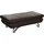 PLACES OF STYLE Hocker San Angelo Mikrofaser 130 x 43 x 65 cm Braun