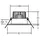 Brumberg Einbau-Downlight 1er rund