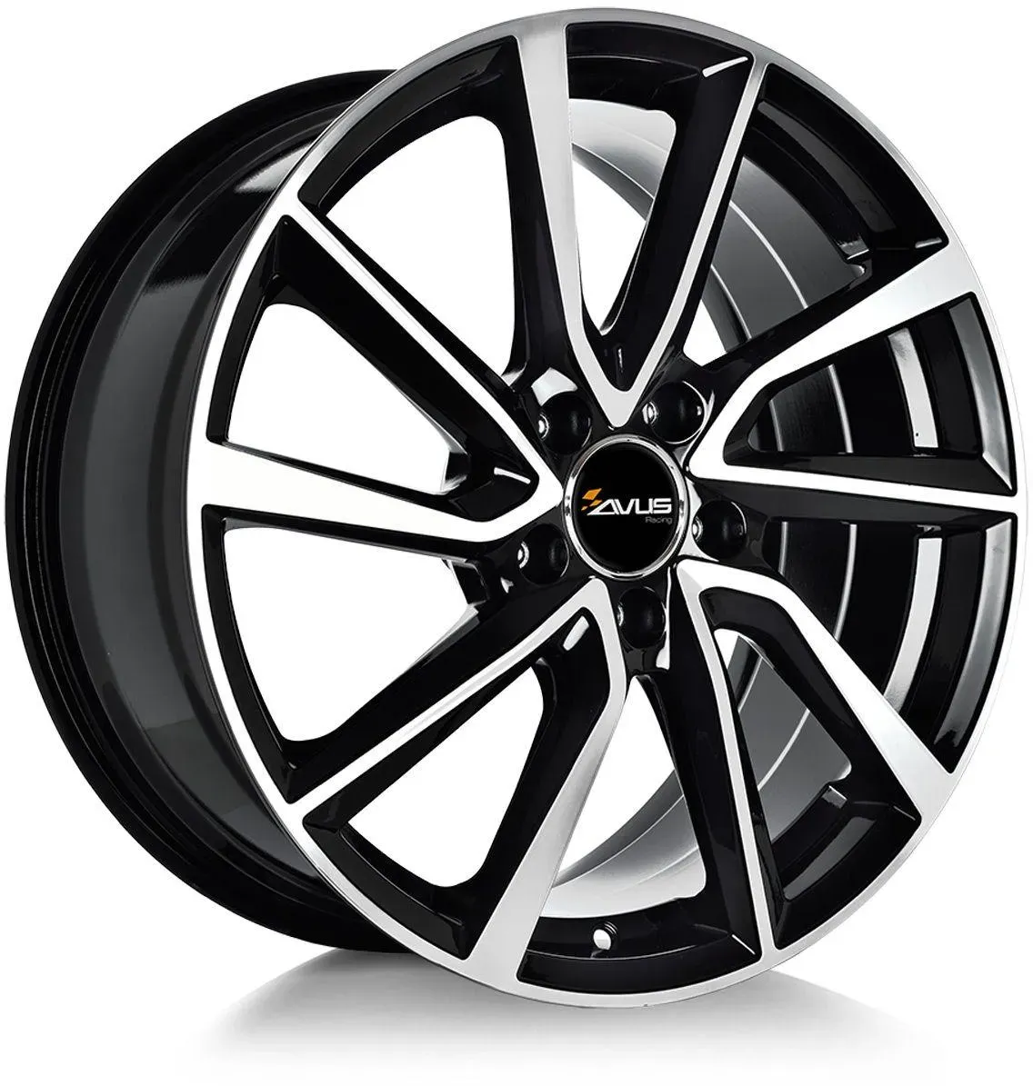 AVUS RACING AC-518 black polished 8.0Jx18 5x112 ET35