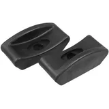 VANZACK 2stücke Dumbbell Rack Saddles Gummipolster Vibrationsdämpfer Für Hantelständer Barbell Sleeve Halterung Fitnessstudio Zubehör Stabil Und Langlebig Für Heim Profi-Gym