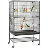 Vogelvoliere Papageienkäfig Vogelkäfig Zimmer Voliere Vogelhaus 132cm Tierkäfig