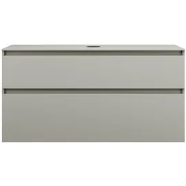 Burgbad Waschtischunterschrank 2 Auszüge 120 x 55,2 x 66,1 cm Basaltgrau Matt
