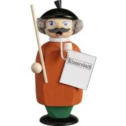 Seiffener Volkskunst Räuchermann Lehrer