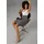 Aniston SELECTED Wickelrock Damen Blau/Grau Bedruckt 34
