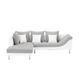 Höffner Ecksofa ¦ grau ¦ Maße (cm): B: 255 H: 86 T: 205.0