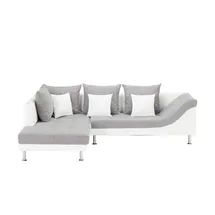 Höffner Ecksofa ¦ grau ¦ Maße (cm): B: 255 H: 86 T: 205.0