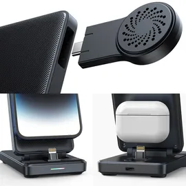 Joyroom JR-WQS02 iPhone AirPods Apple Watch 4in1 kabelloses Ladegerät für Apple-Marke