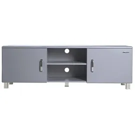 Phoenix Miami Lowboard 160 x 52,5 cm Grau Holz/Kunststoff/Metall