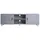Phoenix Miami Lowboard 160 x 52,5 cm Grau Holz/Kunststoff/Metall