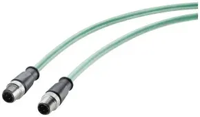 Siemens 6XV1881-5AH20 IE Robust Leitung,2 x M12,2x2,2m,2 x D-kod.,IP65/67/69,Cat5e,PVC,robust 6XV18815AH20