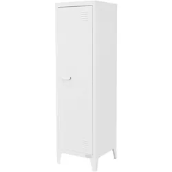 ML-Design Aktenschrank Büroschrank Stahlschrank Metallschrank 38x38x137,5 cm Weiß