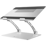 dynabook Laptop Stand Desk - Laptoptisch für Laptops bis zu 17 Zoll - Aufklappbarer, Verstellbarer Laptopständer für das Bett - Premium Aluminium Design - Eingebauter Dämpfer und Zwei Rotationsachsen
