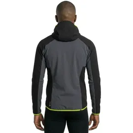 Karpos Pizzo Bianco Gore-tex Windstopper® Jacke - Black / Woodland Gray / Acid Lime - M