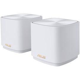 Asus ZenWiFi XD5 AX3000 2er Set Weiß kombinierbarer Router Home Mesh WiFi 6 System,