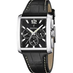 Festina Quarz Herren On the square F20636/4 - schwarz - 38.0mm