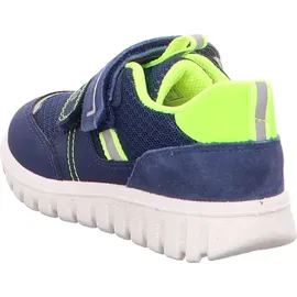 superfit SPORT7 Mini Sneaker, BLAU/GELB 8010, 25 EU