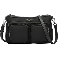 Hobo LIEBESKIND BERLIN "Hobo MAIA NYLON", Damen, Gr. B/H/T: 25cm x 15cm x 7,5cm, schwarz, Nylon, Taschen