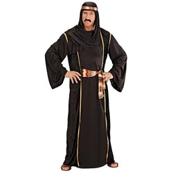 Schwarzes Scheich Herrenkostüm Abu Dhabi - M