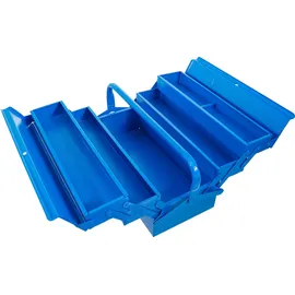 BGS Metall-Werkzeugkasten leer 5 Fächer blau 420 x 200 x 200 mm