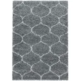 Ayyildiz Teppiche Hochflor-Teppich SALSA 3201, GREY, 60 cm