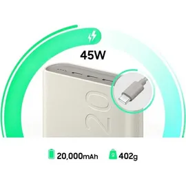 Samsung Powerbank 20.000mAh Beige