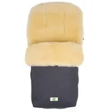 Kaiser Lammfell-Fußsack Natura Organic Cotton - Anthracite