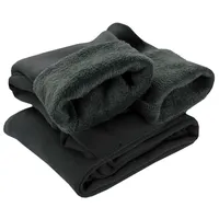 TupTam Mädchen Leggings 2er Pack Winterleggings Thermo Hohe Taille Leggins Gefüttert Fleece, Farbe: 2er Pack Schwarz, 158 - 158