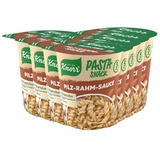 Knorr Pasta Snack Pilz & Rahm leckere Instant Nudeln fertig in nur 5 Minuten 8 x 63 g