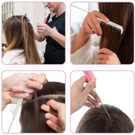 tucnoeu 2er Set Weiß Rosa - Friseur