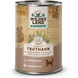 Wildes Land | Truthahn mit Süßkartoffel, Cranberries, Wildkräutern und Distelöl | Classic Adult | x 400 g