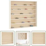 VidaXL Sammlervitrine aus Holz mit 6 Regalen 60x8,5x55 cm