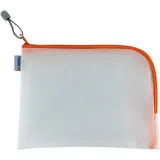 Herma Reißverschlussbeutel A5 transparent/orange,