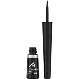 Manhattan Eyemazing Dip Eyeliner 001 Black, hochpigmentierter, wischfester Eyeliner mit matt-schwarzem Finish, 7ml