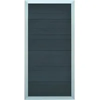 Tetzner & Jentzsch WPC-Zaun 90 x 180 cm Anthrazit