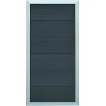 Tetzner & Jentzsch WPC-Zaun 90 x 180 cm Anthrazit