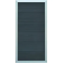 Tetzner & Jentzsch WPC-Zaun 90 x 180 cm Anthrazit