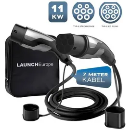 Launch Europe Launch Typ 2 Ladekabel 22 kW 7 m