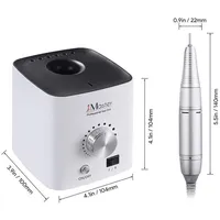 JCMASTER EU2031B-MCE4, Premium Nagelfräser Set - Fräser elektrisch Inkl