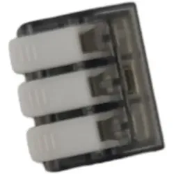 Installationsklemme 4mm2 3-polig 10 Stück elektrische Klemme 450V 32A 6591 schnelle sichere Kabelverbindung